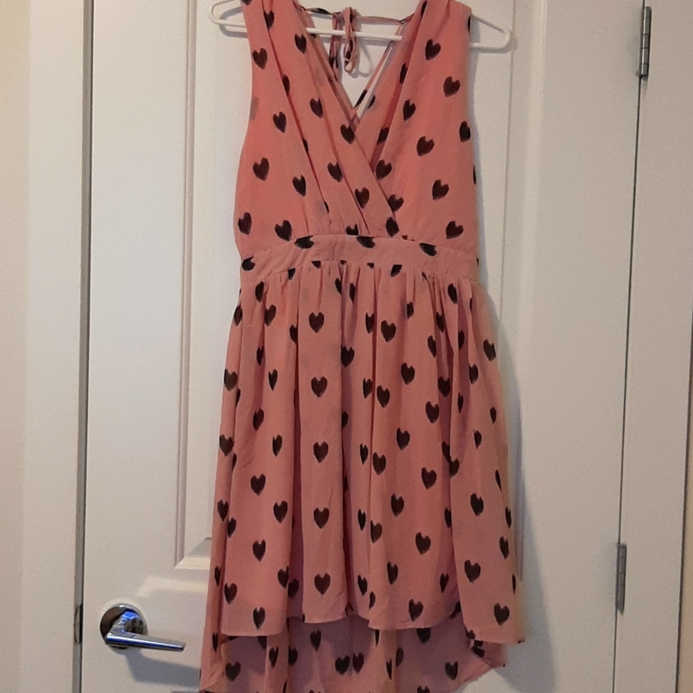 HYPR Pink hi lo dress